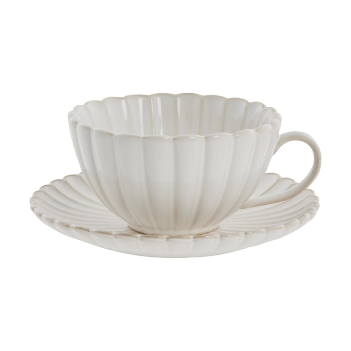 Camille Tasse mit Untertasse, Off White Lene Bjerre