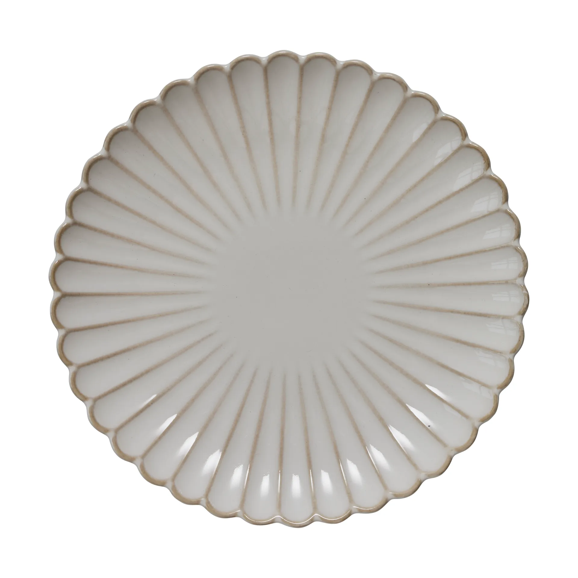 Camille Teller Ø20,5 cm, Off White Lene Bjerre