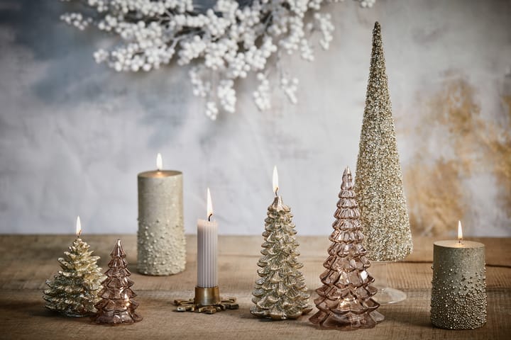 Caville Kerzenhalter Schneeflocke, Light gold Lene Bjerre