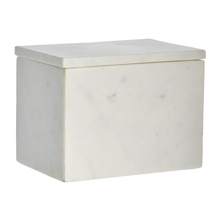 Ellia Aufbewahrungsbox Marmor 16,5 x 11,5 cm - White - Lene Bjerre