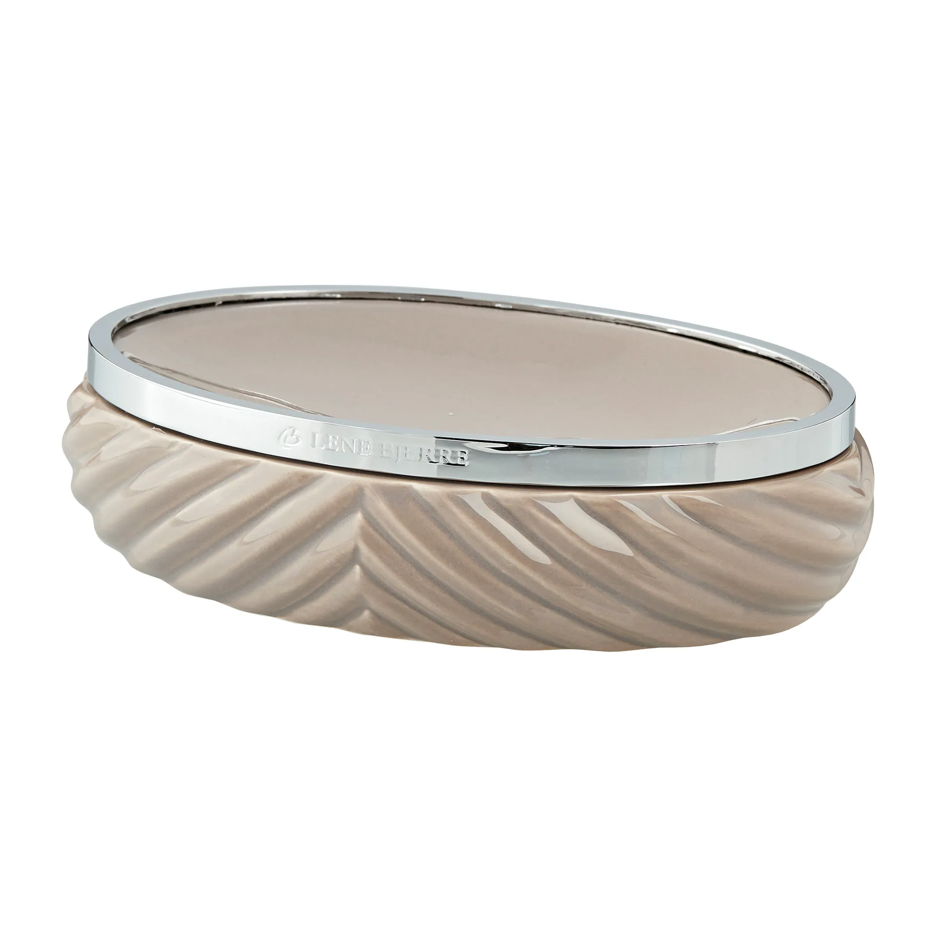 Milda Seifenschale 10,5 x 14,5cm, Driftwood-silver Lene Bjerre