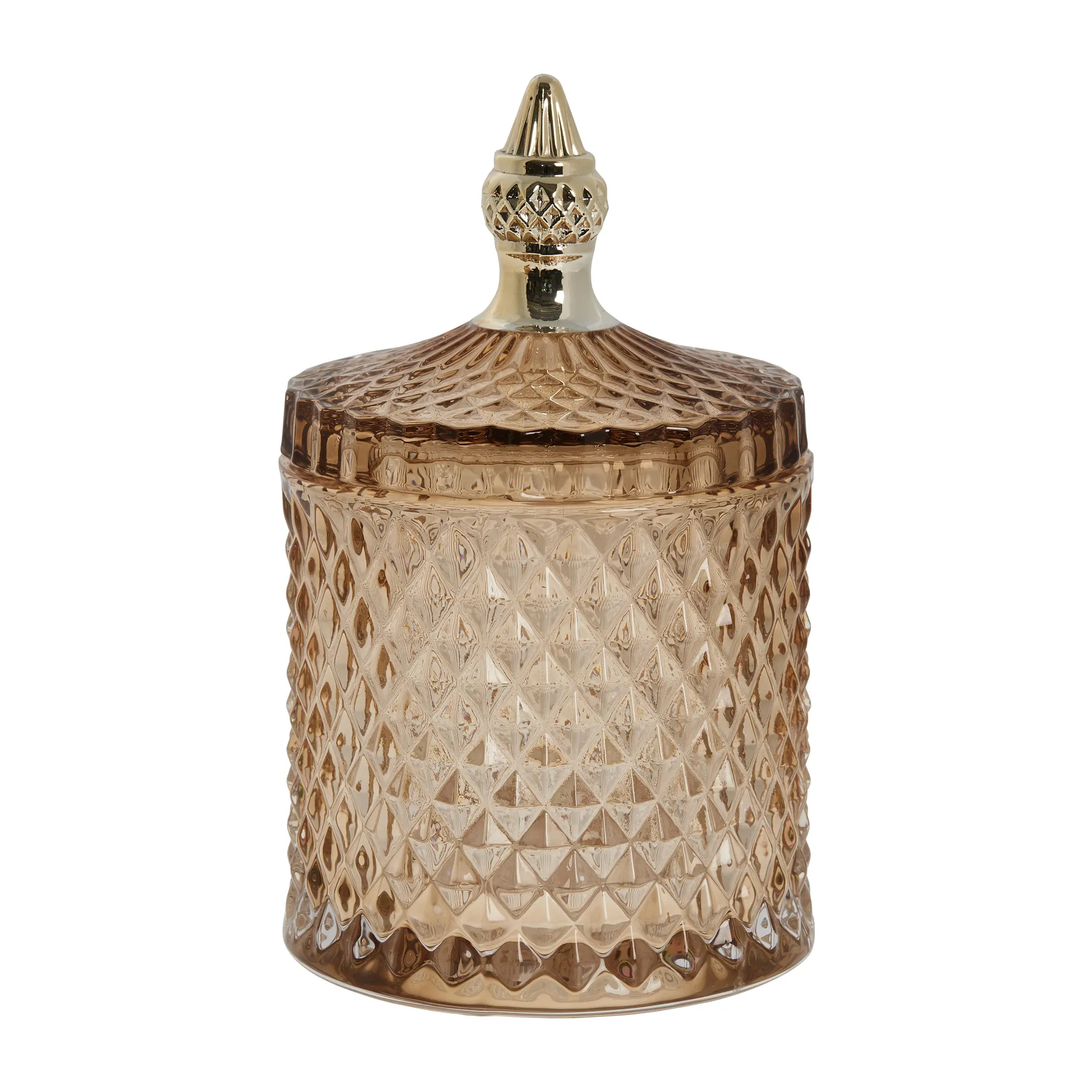 Miya Verwahrungsdose mit Deckel Ø10,5cm, Golden brown Lene Bjerre