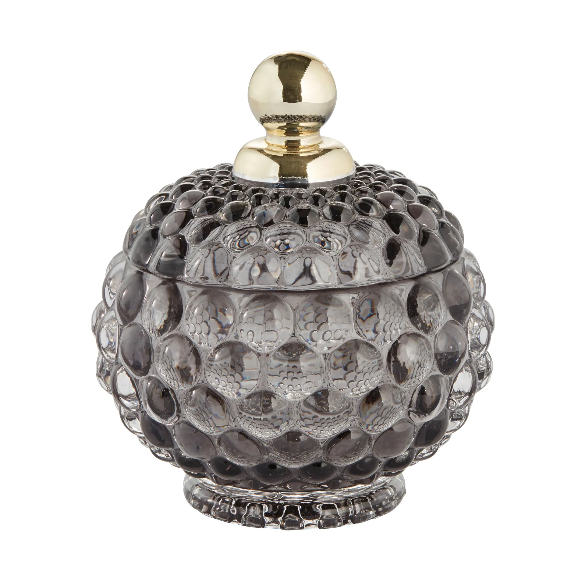 Miya Verwahrungsdose mit Deckel Ø10cm, Dunkelgrau Lene Bjerre