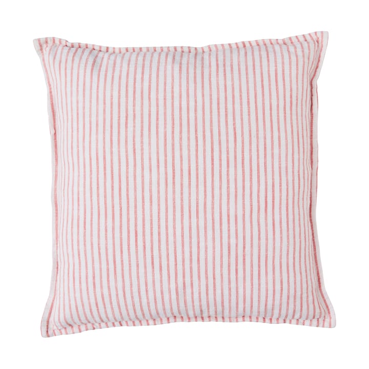 Olivia Kissen 60x60 cm, Off White-Dark Coral Lene Bjerre