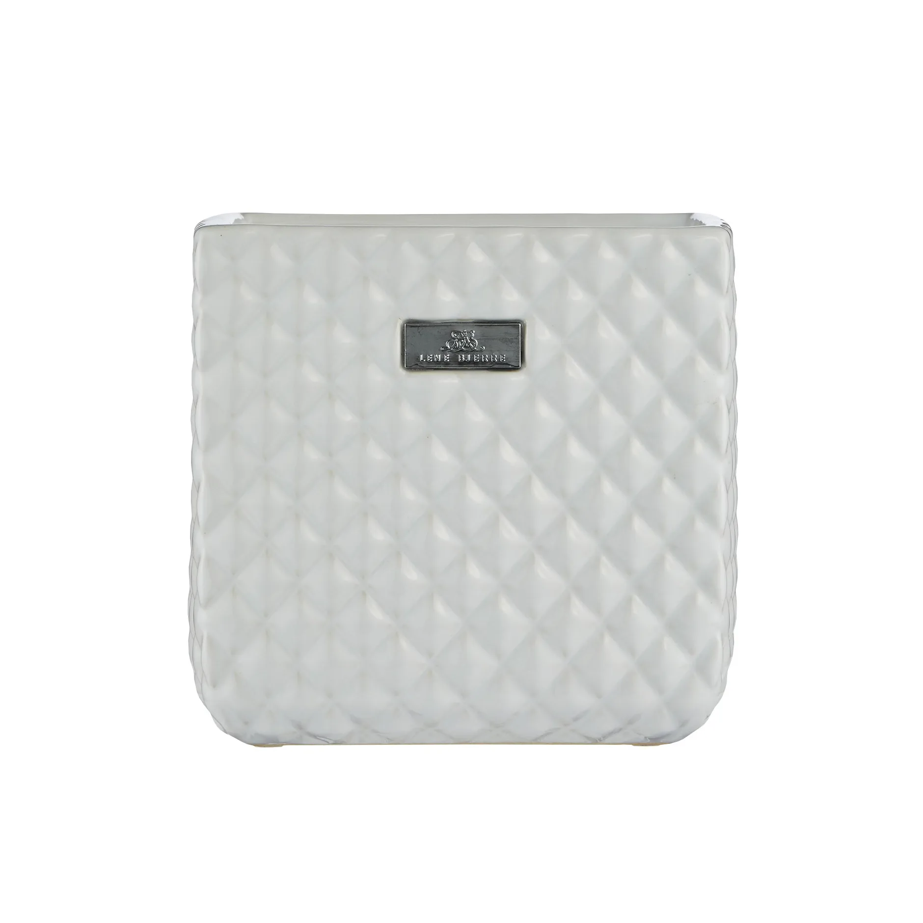 Portia Blumentopf 19cm, White Lene Bjerre