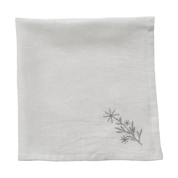 Starlia Stoffserviette - Weiß-Silber, 45x45 cm - Lene Bjerre