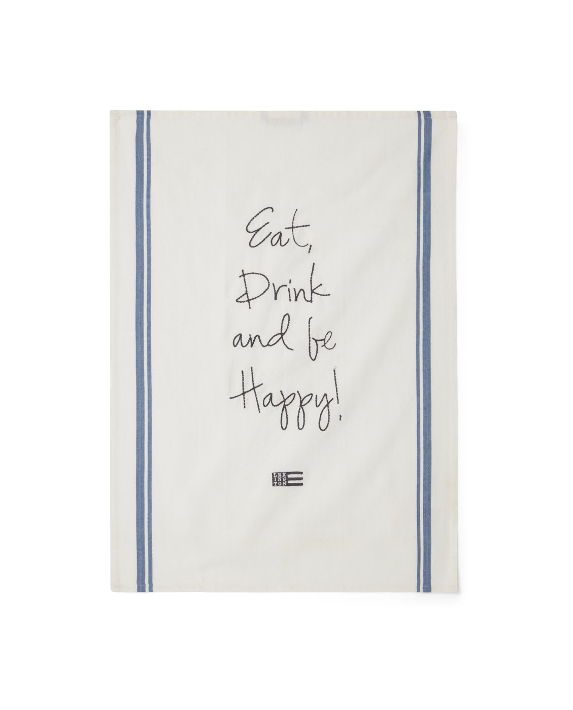 Lexington Eat Embroidered Geschirrtuch 50x70 cm Weiß-blau