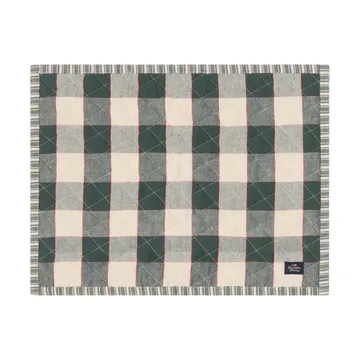 Gesteppte, doppelseitige Tischsets - Grün-Hellbeige-Rot, 35x45 cm - Lexington