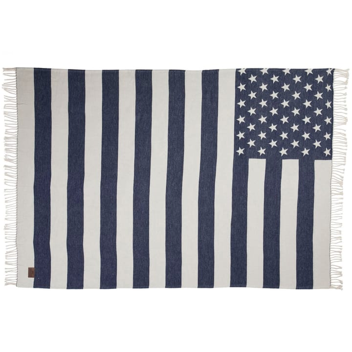 Icons Flag Wolldecke 130 x 170cm, White-navy Lexington