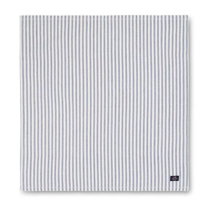 Icons Herringbone Striped Serviette 50 x 50cm, Blue-white Lexington