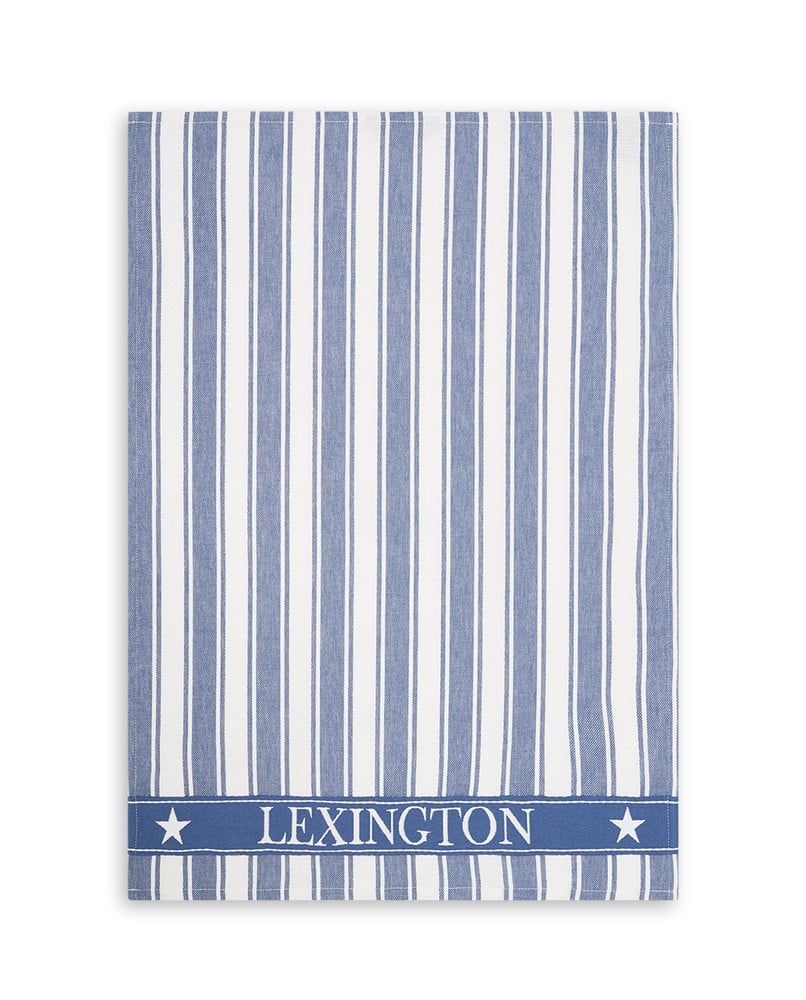 Lexington Icons Twill Waffle Geschirrtuch 50x70 cm Blau