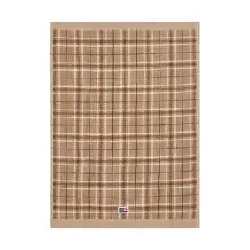 Lexington kariertes Handtuch 2er-Pack - Beige-Grau - Lexington