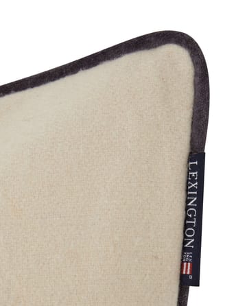 Merry Christmas Wool Mix Kissenbezug 50 x 50cm - White-green-beige - Lexington