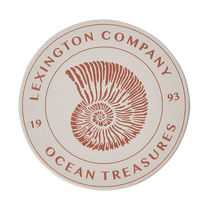 Ocean Treasures Glasuntersetzer 6er-Pack, Blue Lexington