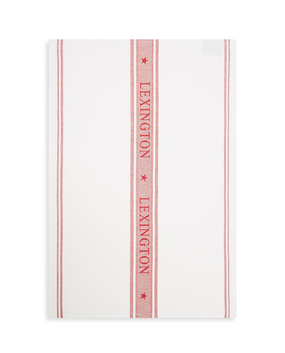 Lexington Star Geschirrtuch 70x50 cm Weiß-rot