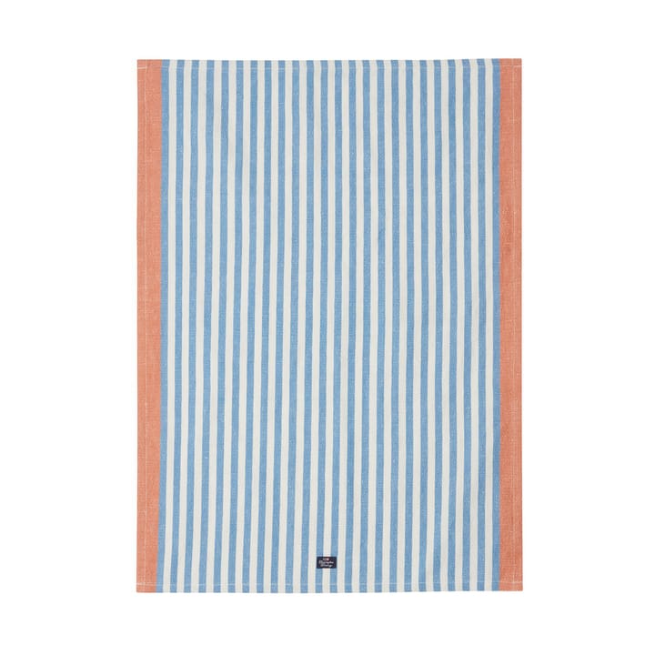 Striped Cotton Linen Geschirrtuch 50x70cm, Blue Lexington