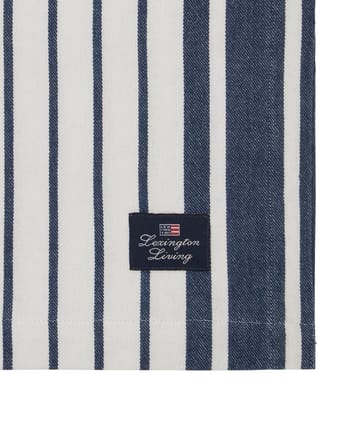 Striped Organic Cotton Tischdecke 150x350cm - Navy - Lexington