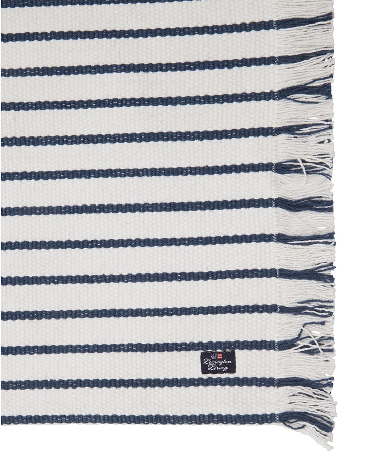 Striped Recycled Cotton Tischset 40x50 cm, Navy Lexington