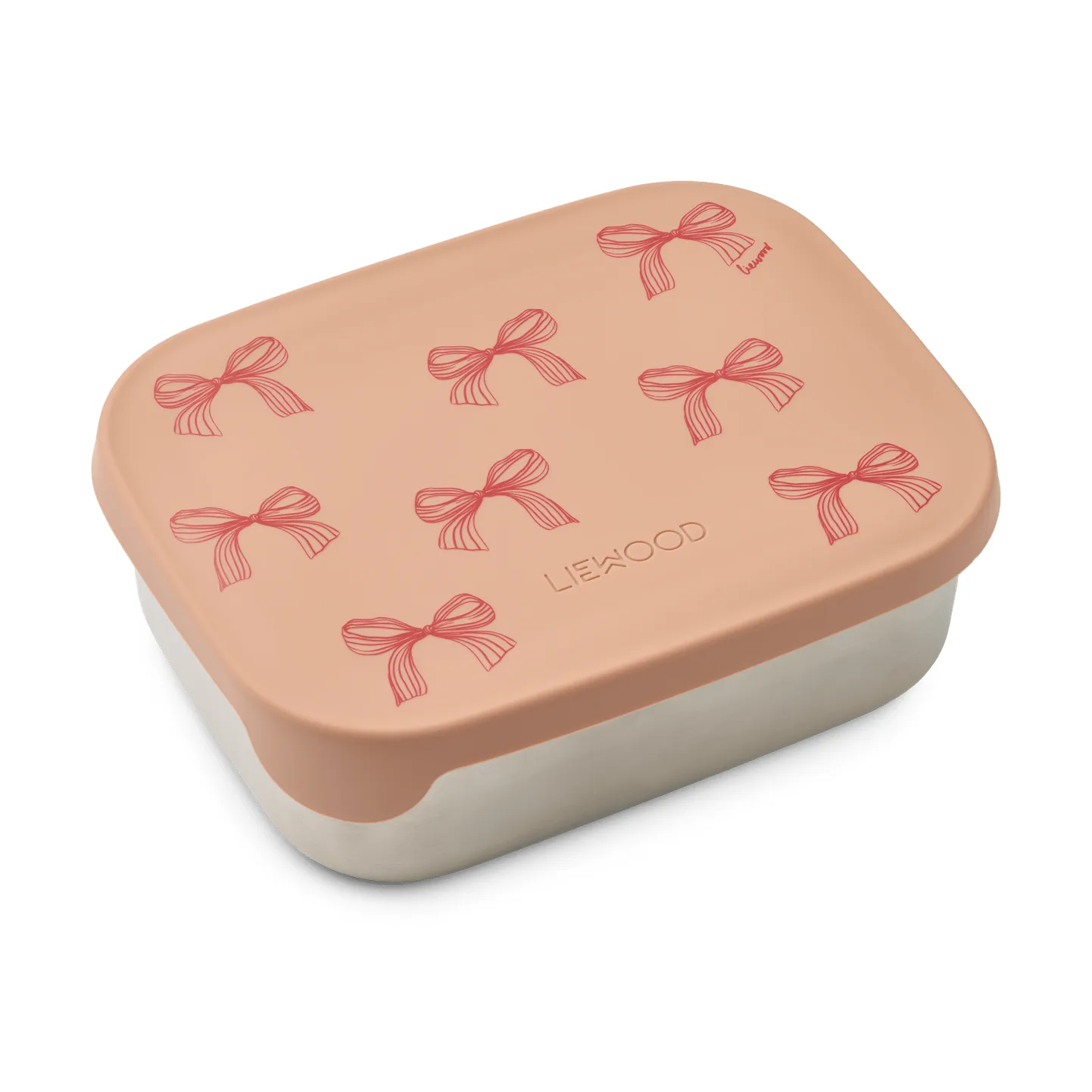 Arthur Brotdose 13,5x17 cm, Bows-Pale tuscany Liewood
