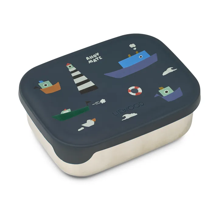 Arthur Brotdose 13,5x17 cm - Sailing-classic navy - Liewood