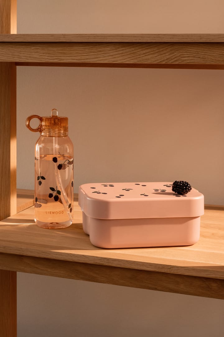 Chelsey bedruckte Lunchbox Set 2-teilig, Berry-Pale Tuscany Liewood