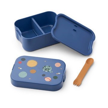 Chelsey bedruckte Lunchbox Set 2-teilig - Universe-Classic navy - Liewood