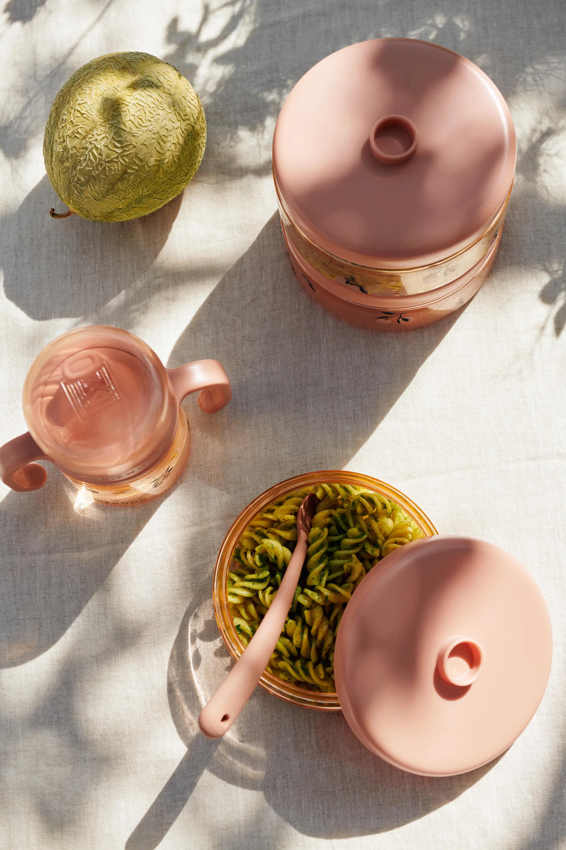 Dominique Babybreigläser 500 ml 2-teilig, Peach-sea shell Liewood