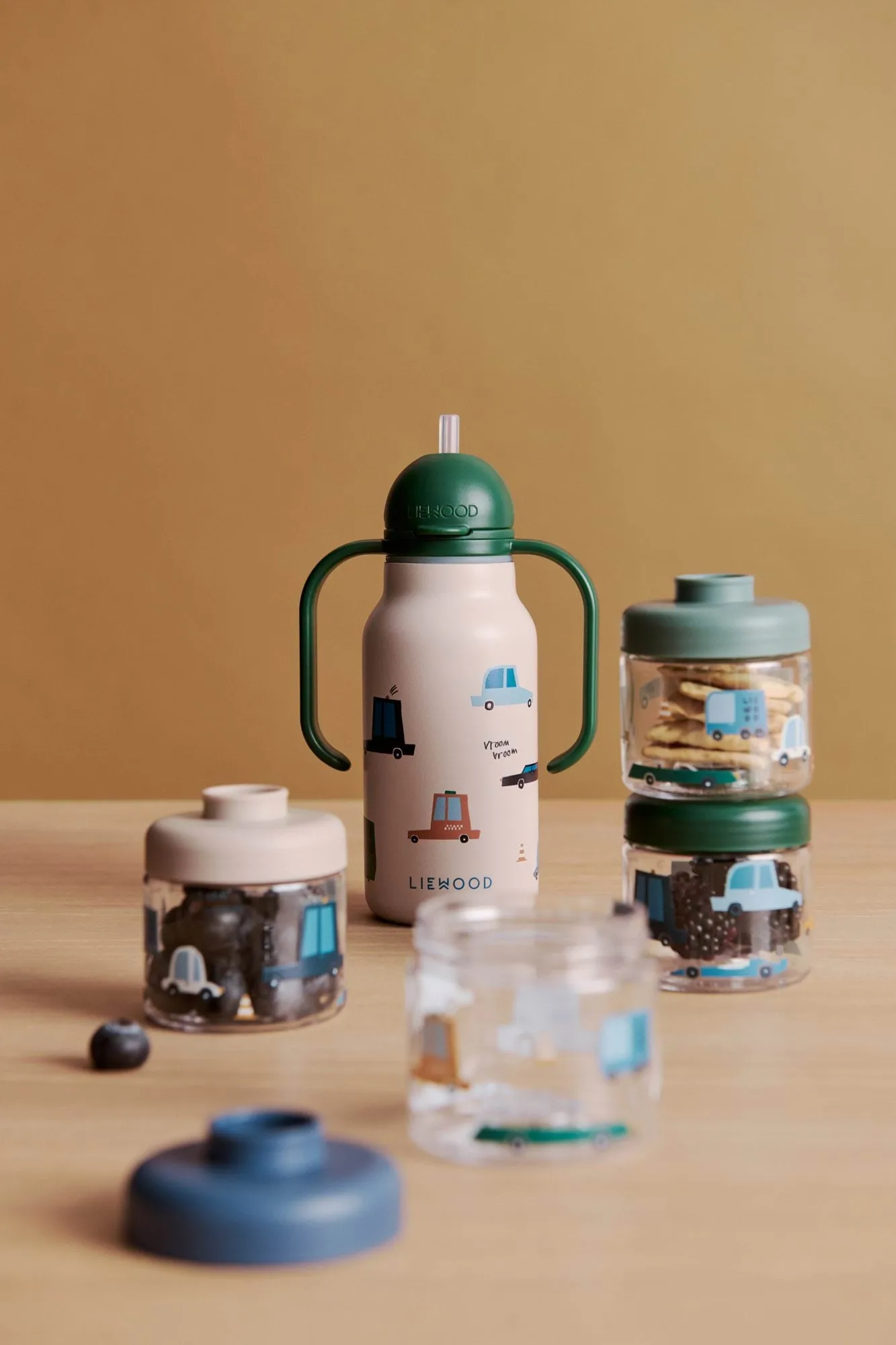 Dominique Babynahrungsbehälter 100 ml 4er-Pack, Cars-Sandy Liewood