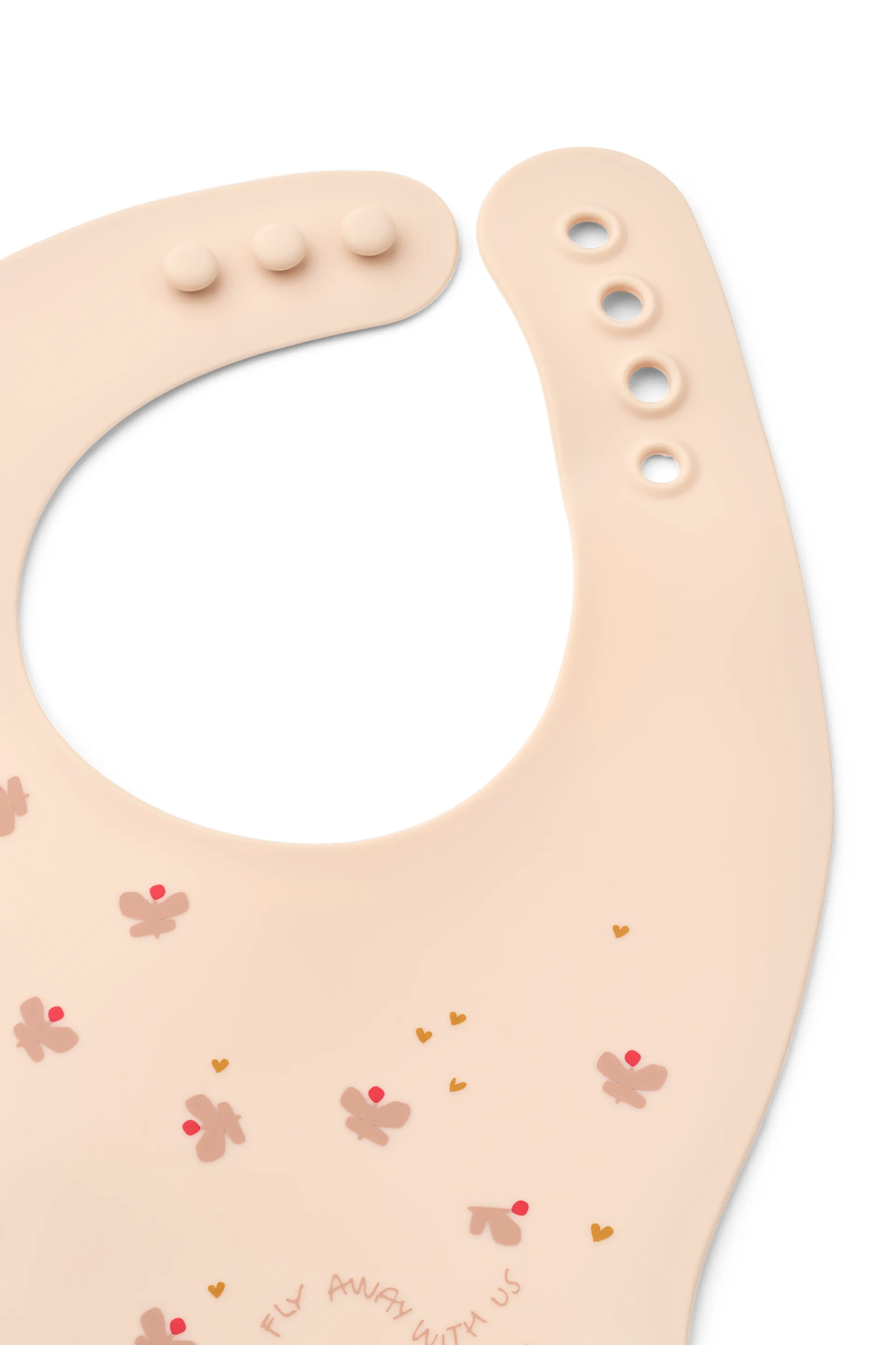 Ember bedrucktes Lätzchen 2-teilig, Mini Butterfly-apple blossom Liewood