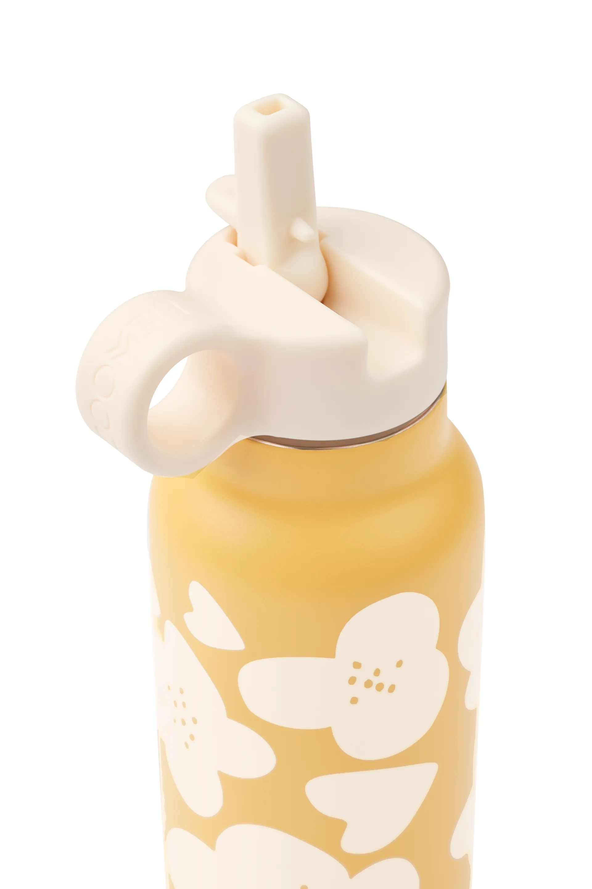 Falk Wasserflasche 35 cl, Flower-lemon yellow Liewood