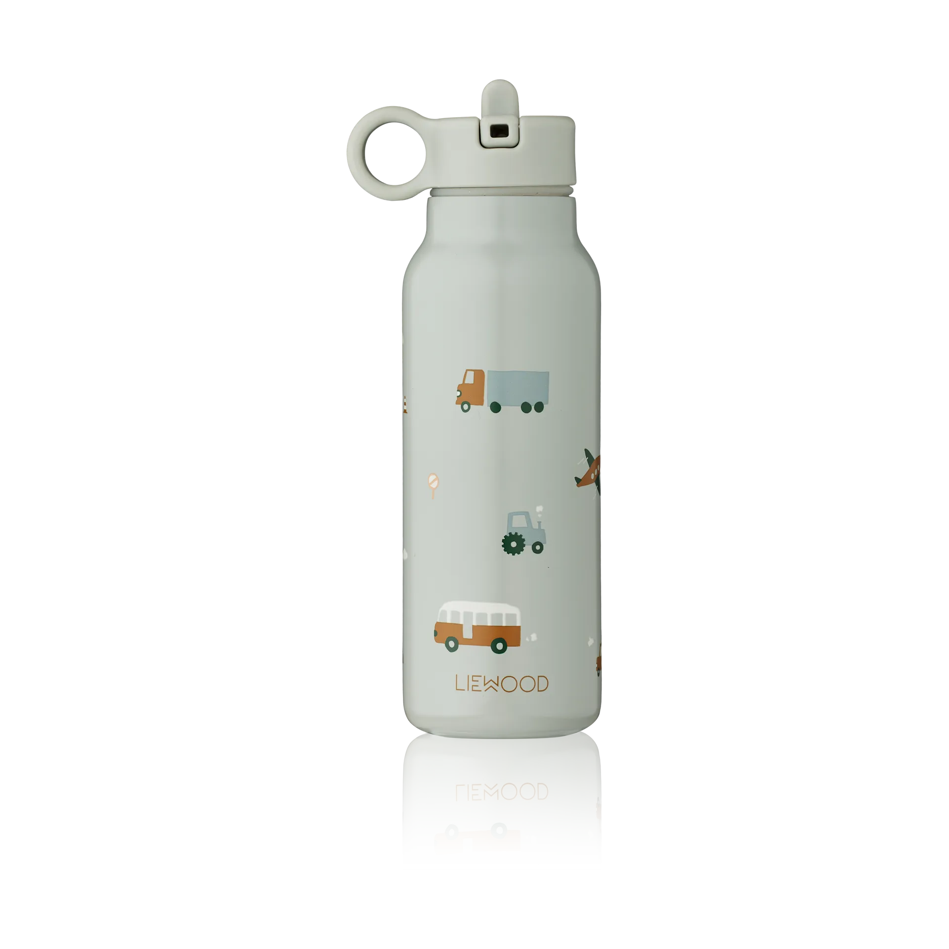 Falk Wasserflasche 35 cl, Vehicles-dove blue mix Liewood