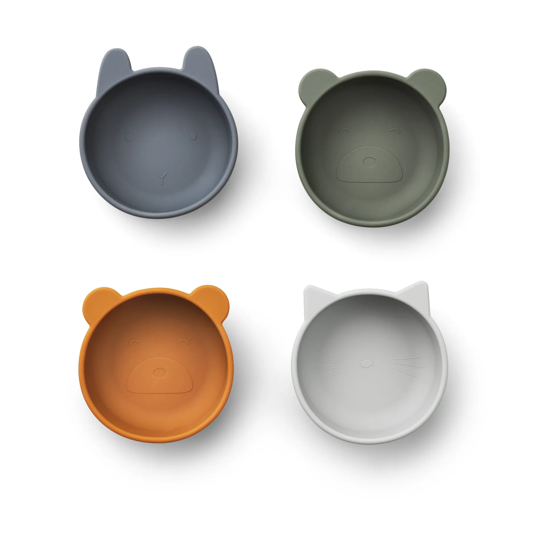 Iggy Silikonschale 4-teilig, Blue mix Liewood