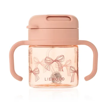 Kai Tritan-Trinkbecher mit Strohhalm - Bows-Pale Tuscany - Liewood