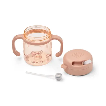 Kai Tritan-Trinkbecher mit Strohhalm - Bows-Pale Tuscany - Liewood