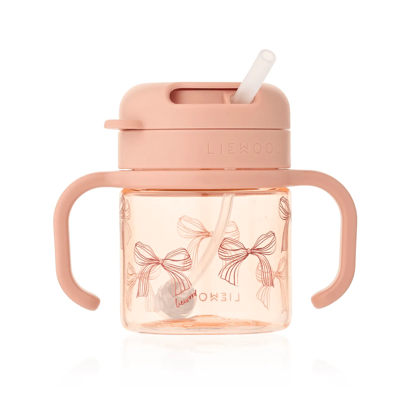 Kai Tritan-Trinkbecher mit Strohhalm, Bows-Pale Tuscany Liewood