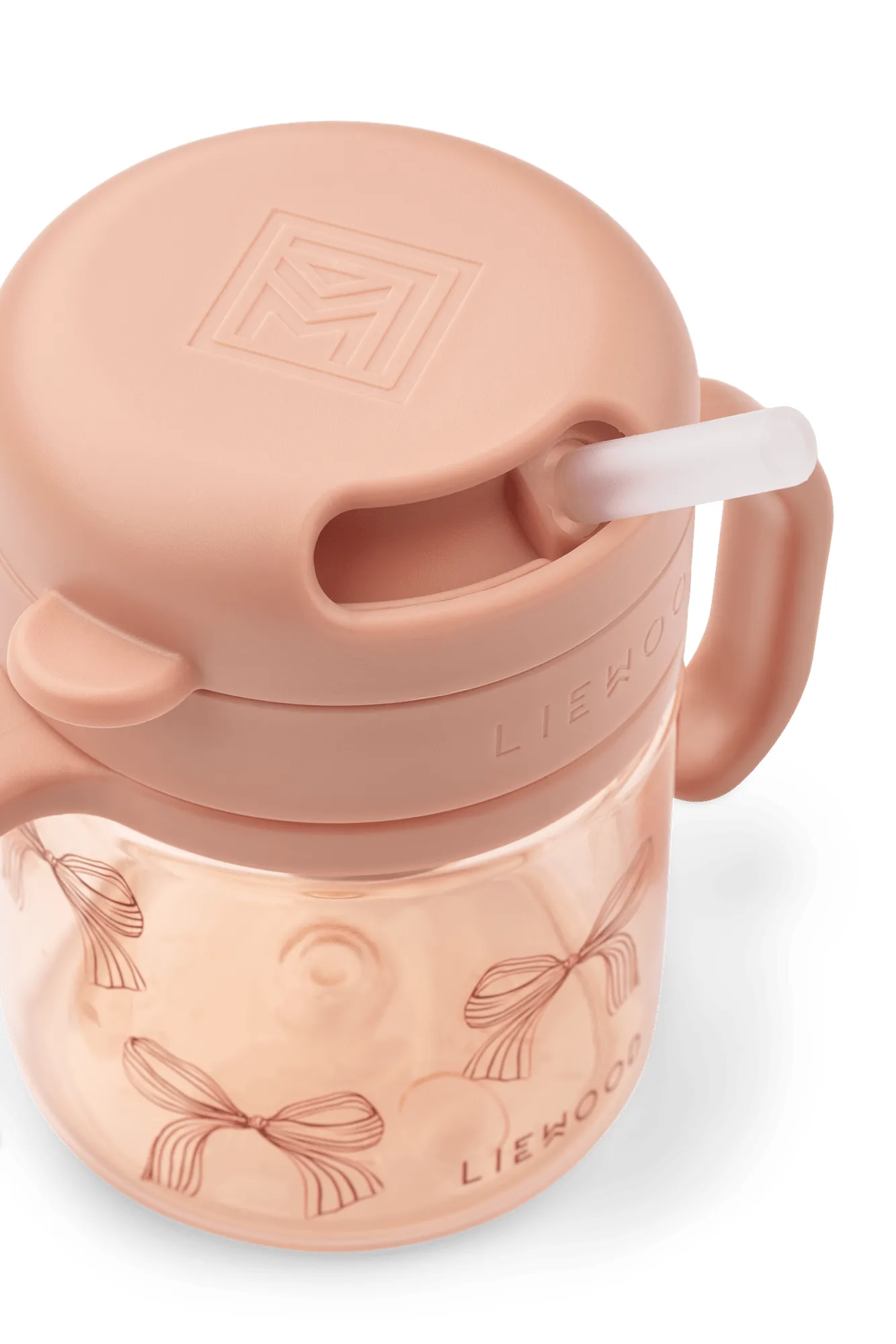 Kai Tritan-Trinkbecher mit Strohhalm, Bows-Pale Tuscany Liewood