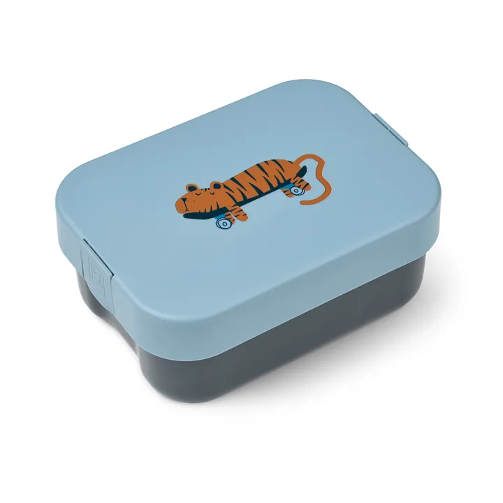 Kamil Brotdose 19,7x14,1 cm - Tiger-beach blue - Liewood
