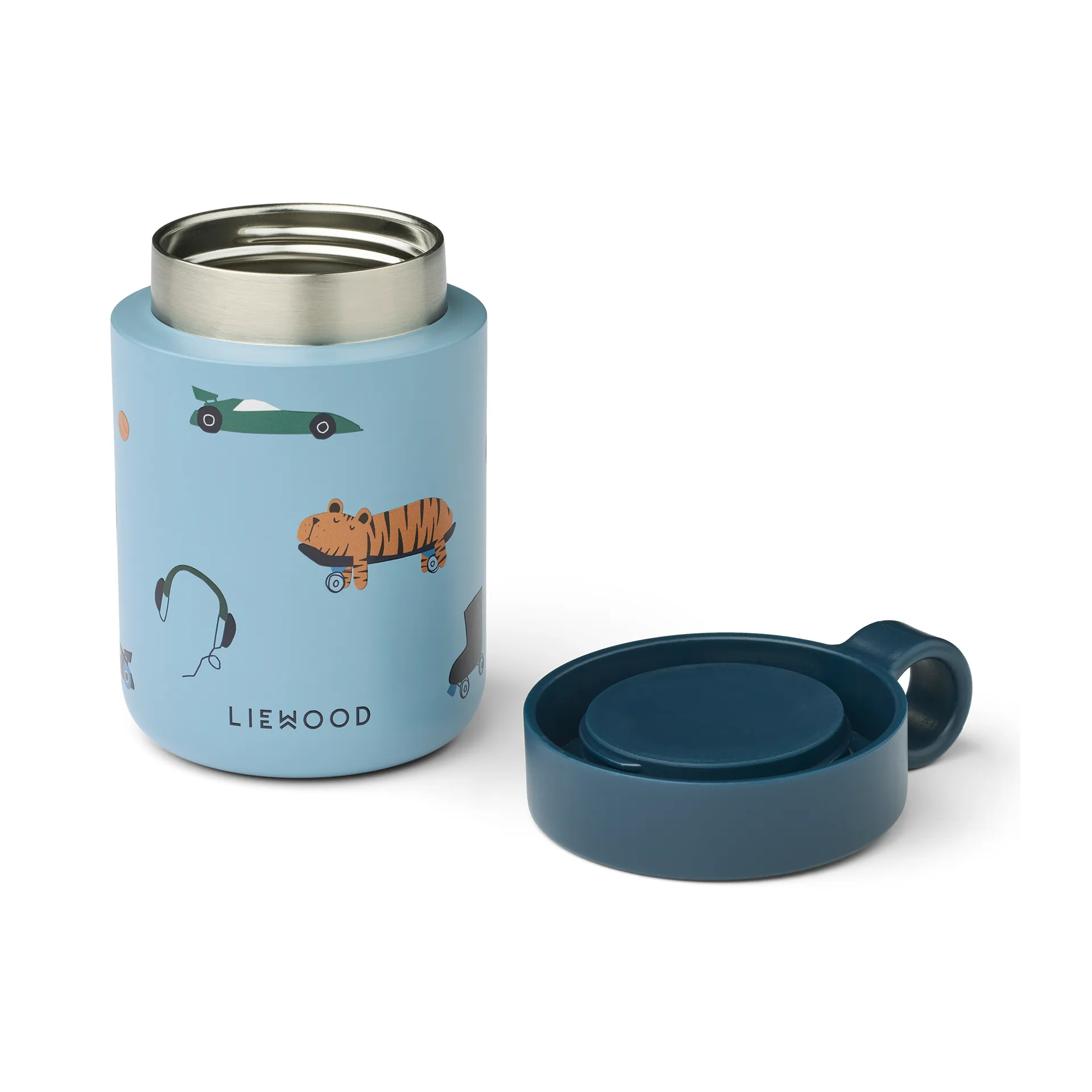 Kiani printed Thermos für Essen, Fun-beach blue Liewood