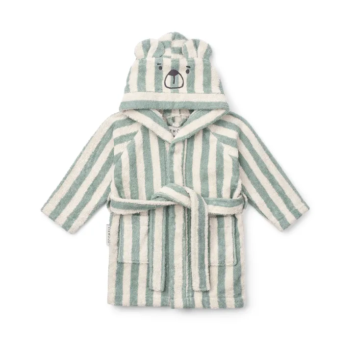 Lily Bademantel peppermint creme de la creme stripe - 1–2 Jahre - Liewood