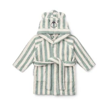 Lily Bademantel peppermint creme de la creme stripe - 3–4 Jahre - Liewood