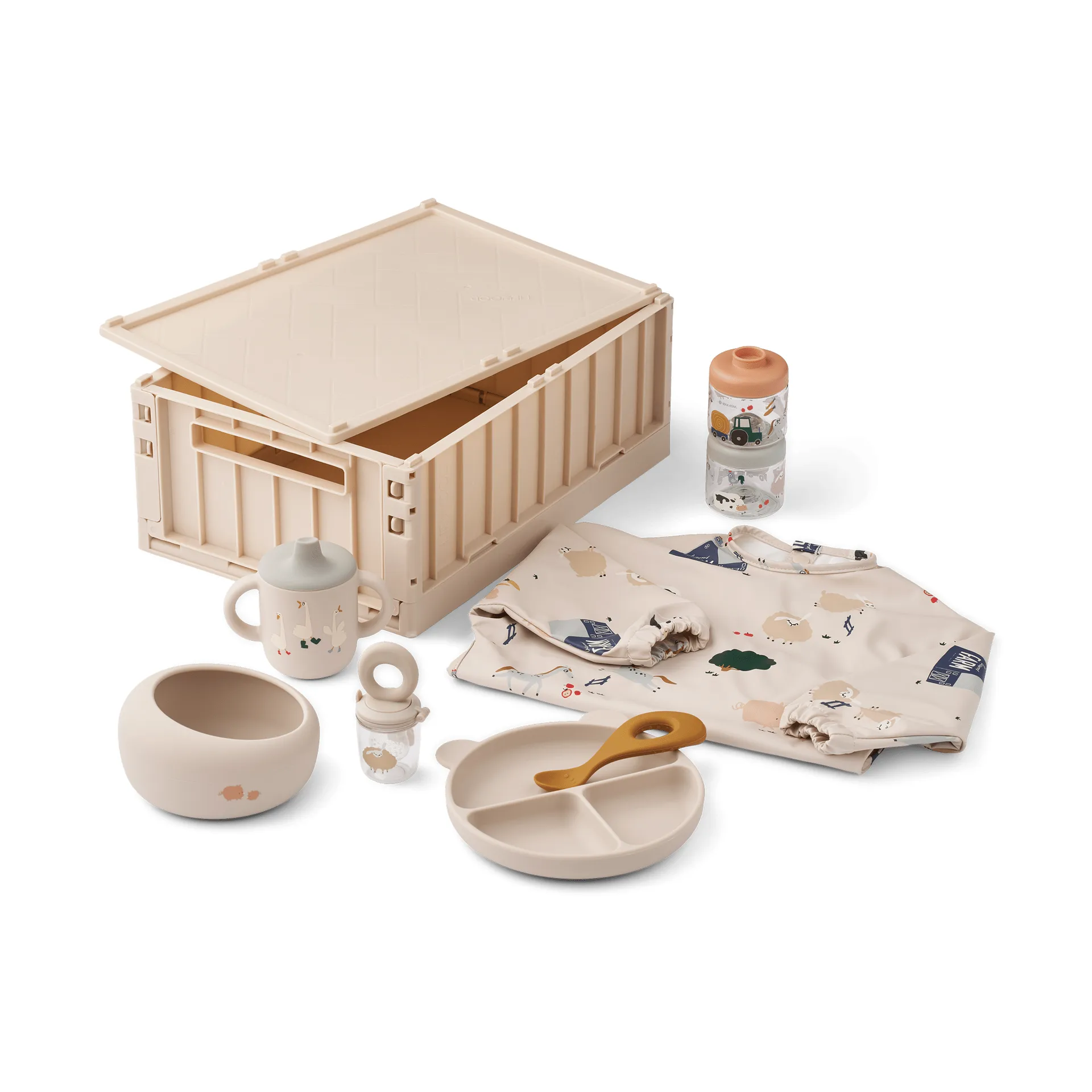 Meera Baby Mealtime Servierset, Farmlife-Sandy Liewood