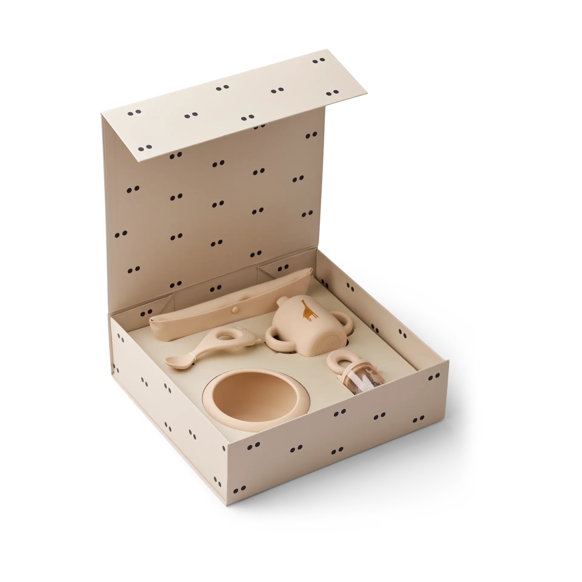 Mileah baby mealtime Set, Apple blossom Liewood