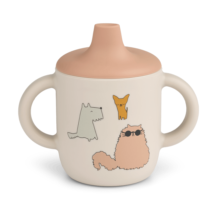 Neil Schnabeltasse 15 cl - Cats and Dogs-Sandy - Liewood