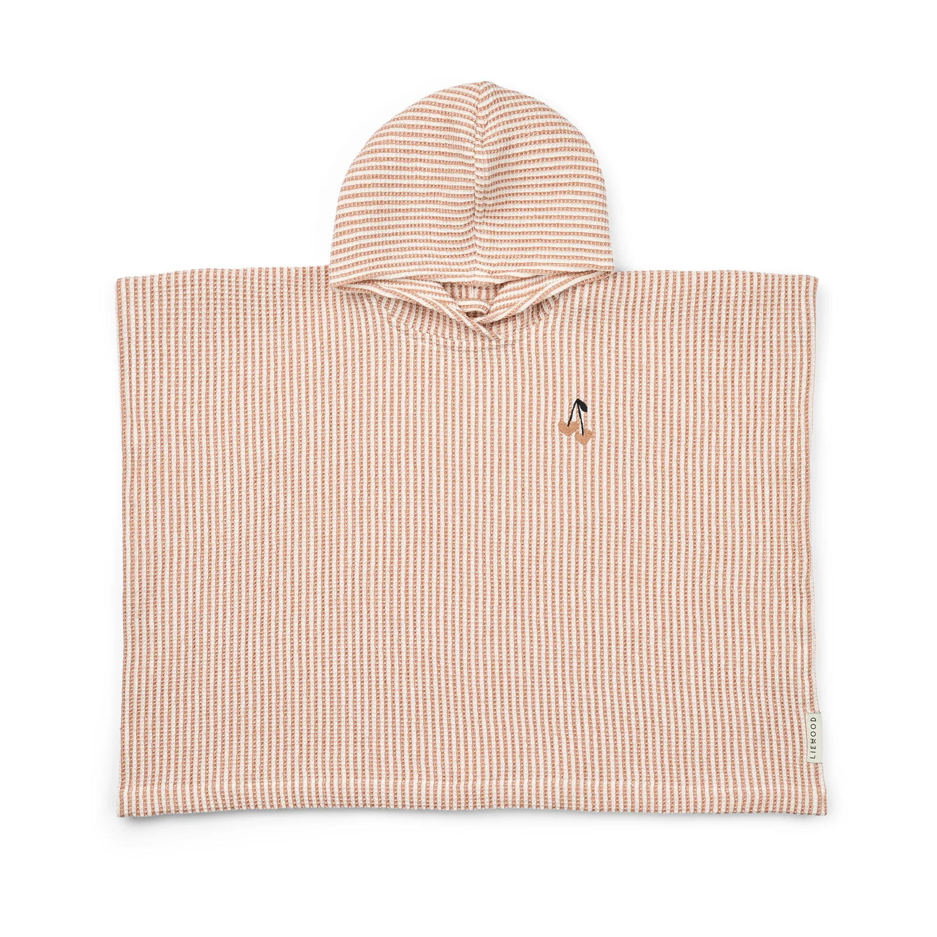 Paco Bademantel-Poncho tuscany rose creme de la creme stripe, 7–8 Jahre Liewood
