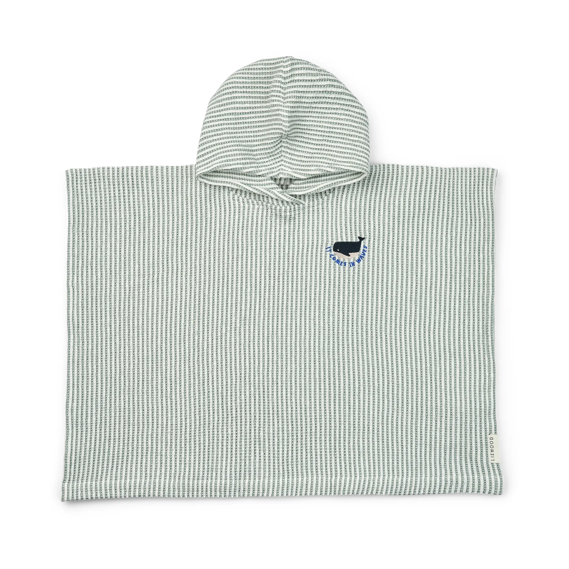 Paco Badeponcho peppermint creme de la creme stripe, 1–2 Jahre Liewood