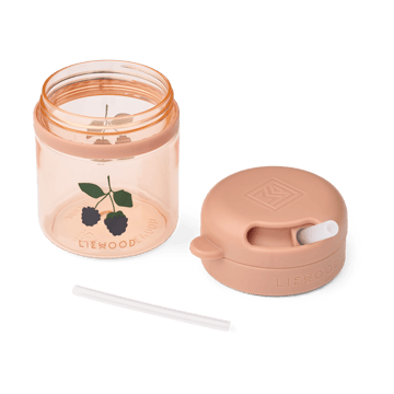 Pavia Becher mit Strohhalm 28 cl - Berry-Pale Tuscany - Liewood