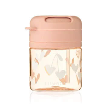 Pavia Becher mit Strohhalm 28 cl - Sweethearts-pale tuscany - Liewood