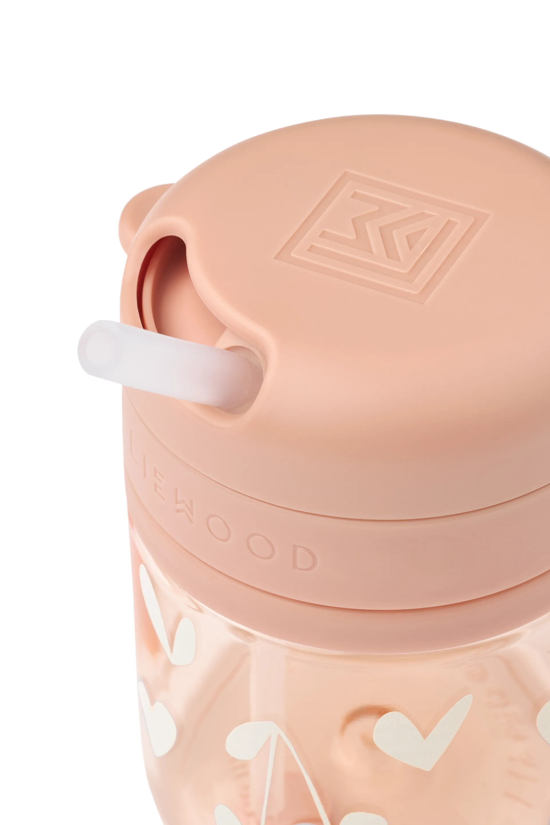 Pavia Becher mit Strohhalm, Sweethearts-pale tuscany, 28 cl Liewood