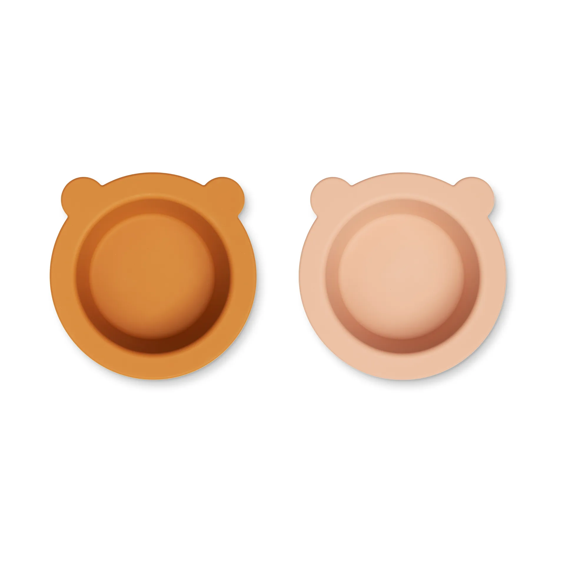 Peony Schale mit Saugnapf Ø16 cm 2-teilig, Mustard-tuscany rose mix Liewood