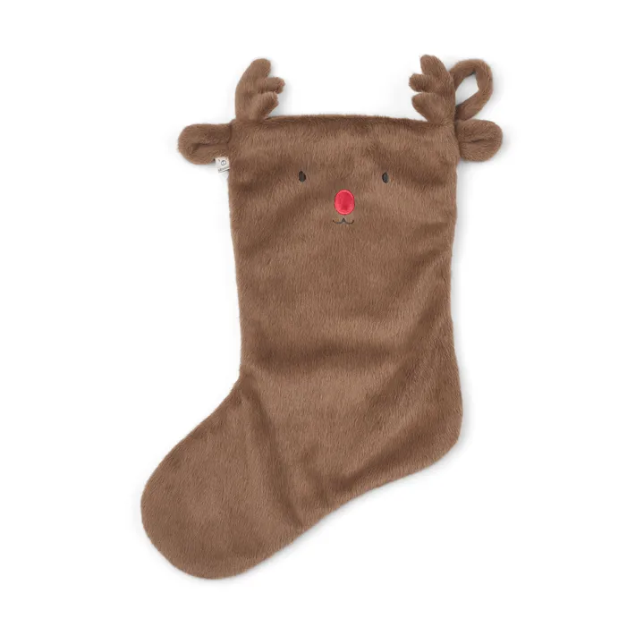 Raina Reindeer Weihnachtsstrumpf - Pecan - Liewood